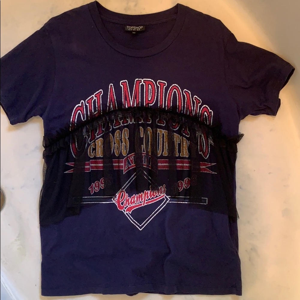 topshop sports tshirt